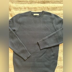 Sandro Men's Navy Crewneck Sweater
